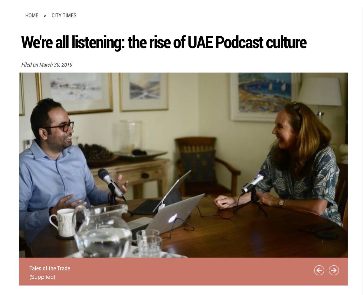 Khaleej Times: The rise of UAE Podcast culture