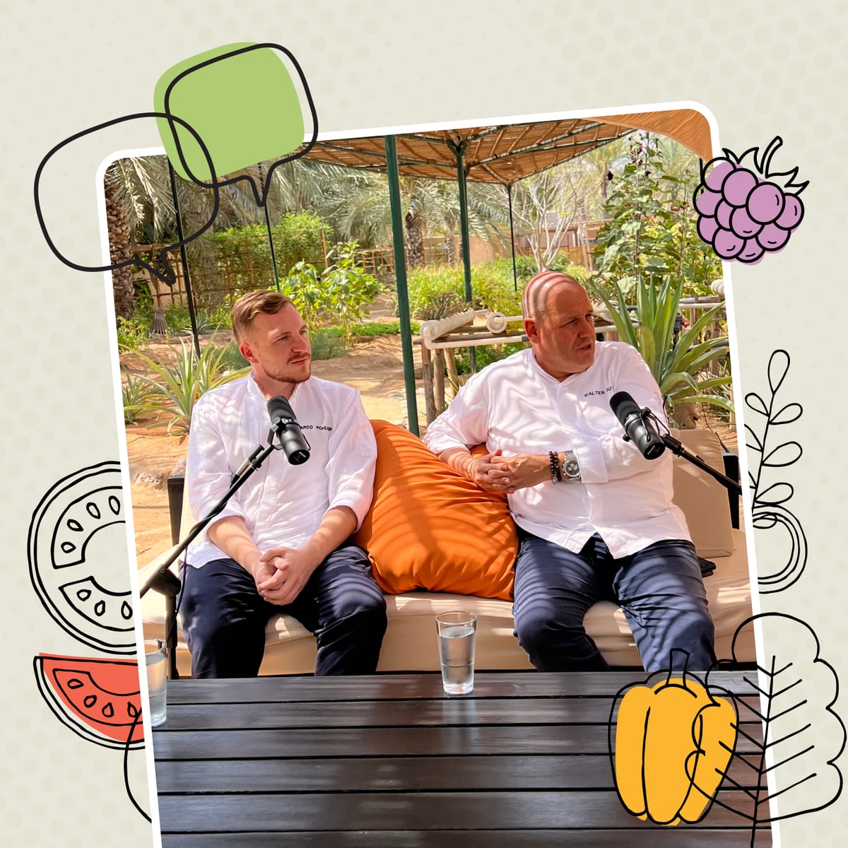 “I have a bit of a fetish for tomatoes,” with Six Senses Zighy Bay’s Chef Walter Butti and Chef Marco Pohlner