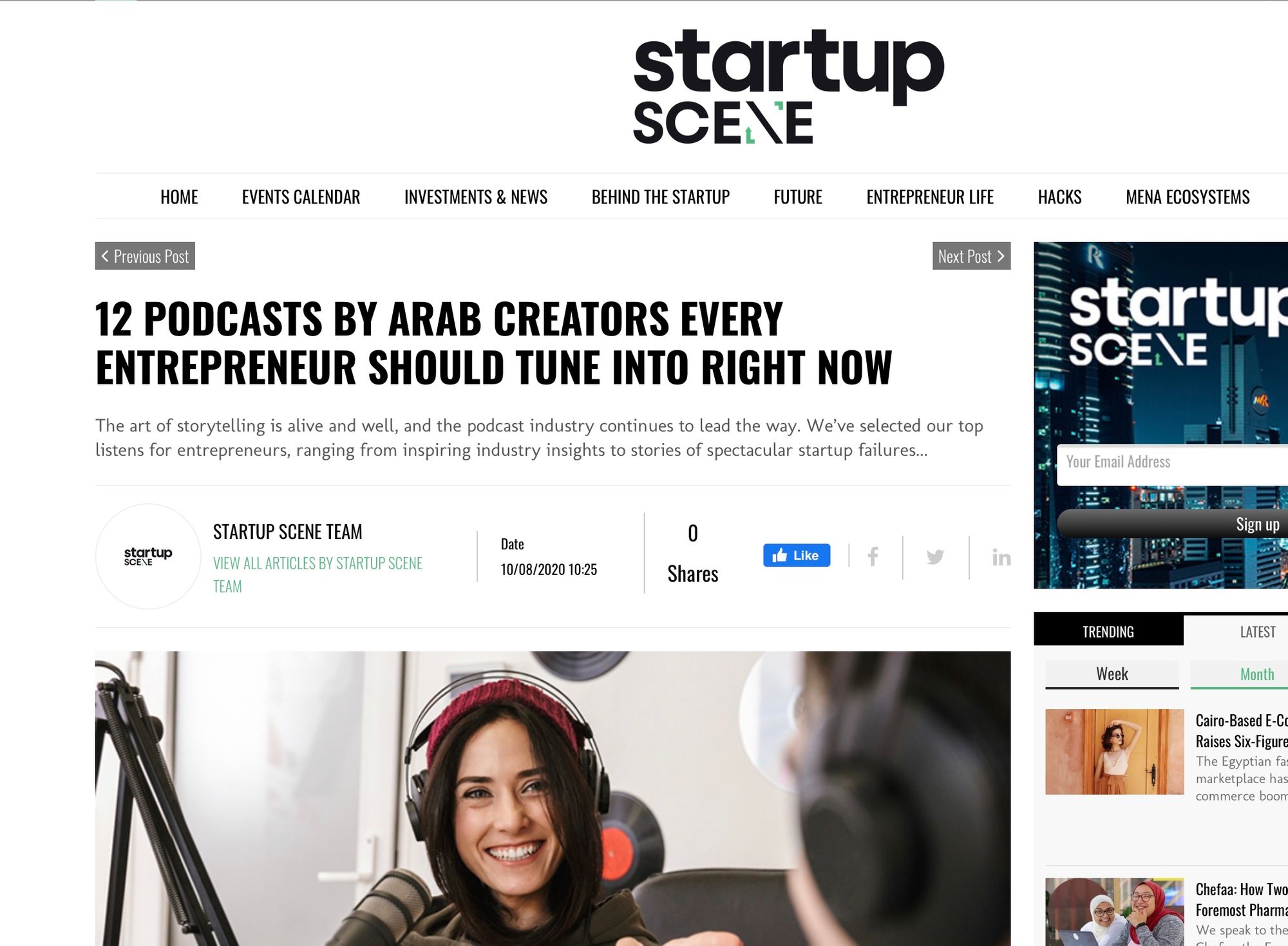 ‘Tales of the Trade’ & ‘Savvy Talk’ in Startup Scene ME’s list of shows for entrepreneurs